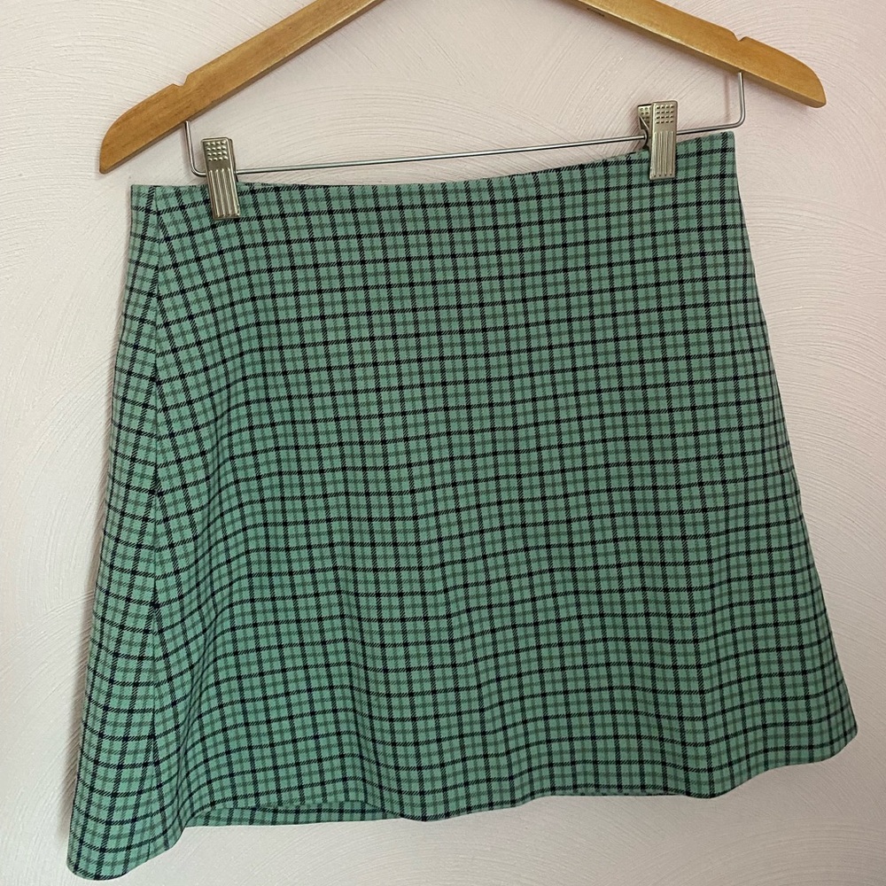 Aritzia Plaid mini skirt